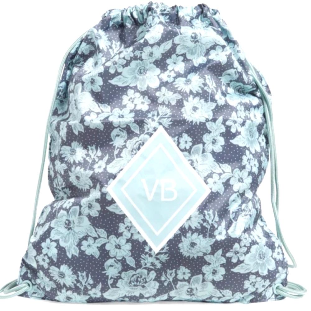 New Vera Bradley Rain Garden Navy Mint